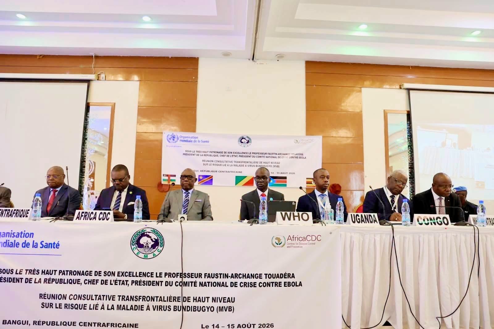 BUNDIBUGYO : À BANGUI, CINQ PAYS UNISSENT LEURS FORCES FACE AU RISQUE ÉPIDÉMIQUE